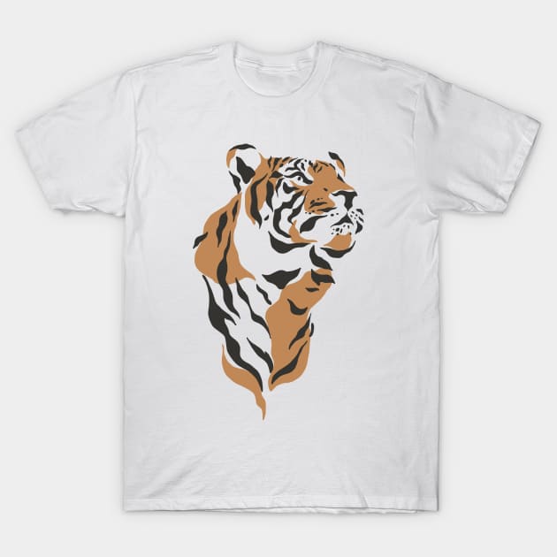 Tiger T-Shirt by VintageHeroes